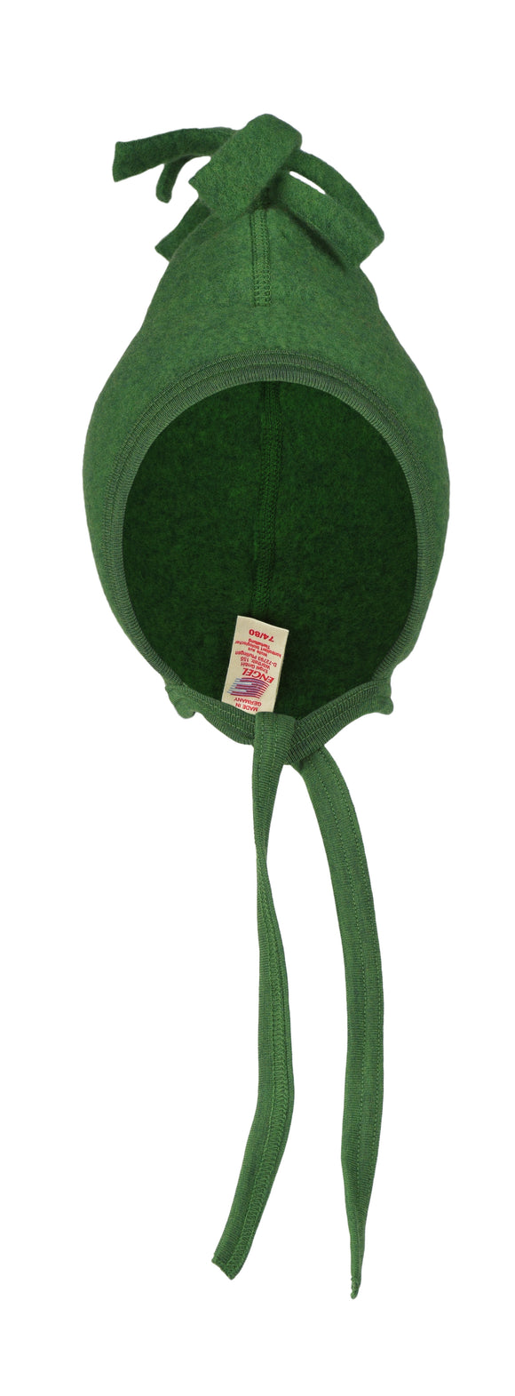Mütze Wollfleece grün melange