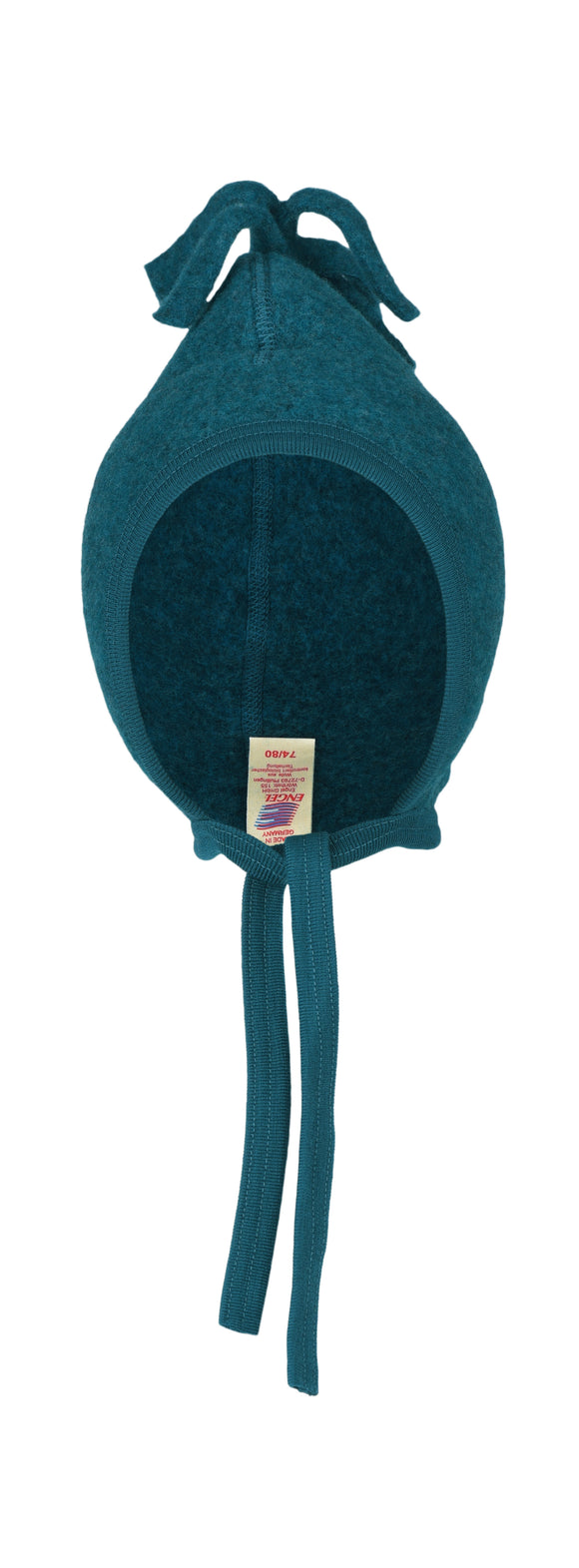 Mütze Wollfleece petrol melange