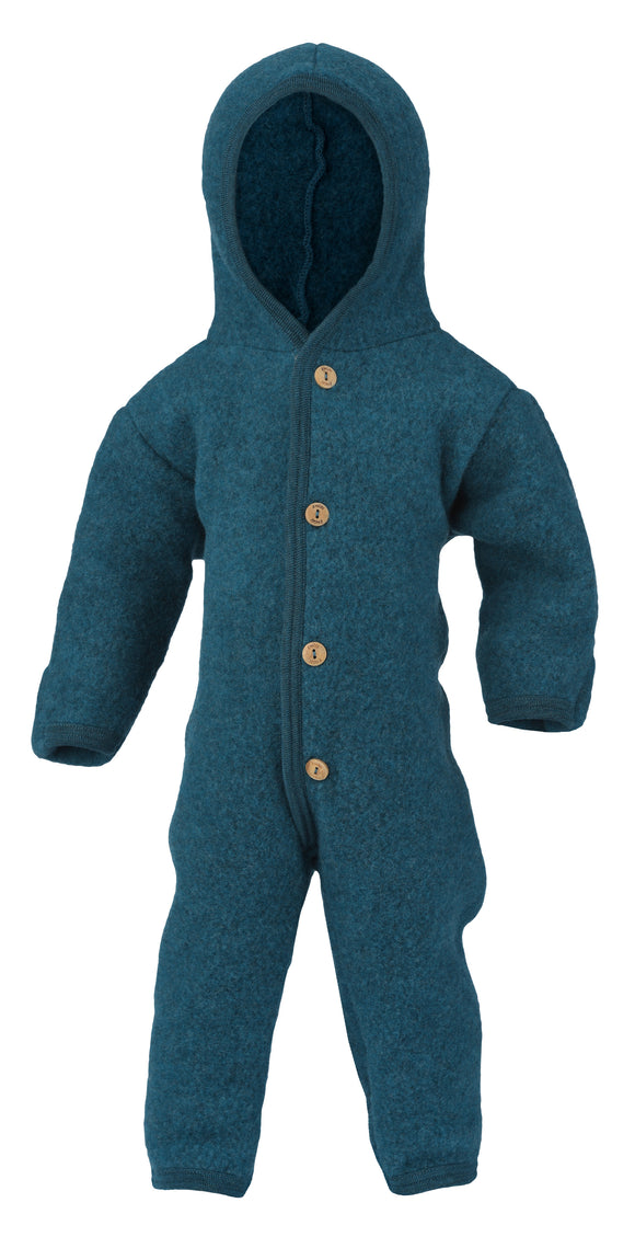 Overall Wollfleece petrol melange