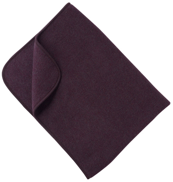 Babydecke Wollfleece lila melange
