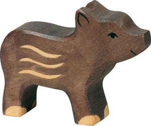 Holztiger Wildschwein Frischling