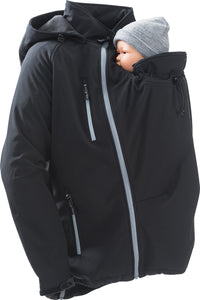 Softshell-Tragejacke schwarz - für den Papa