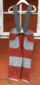 Hose Max Lambswool Double Walk rot